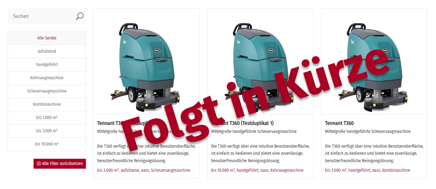 Manuelle Reinigung folgt in Kürze Manuelle Reinigung folgt in Kürze